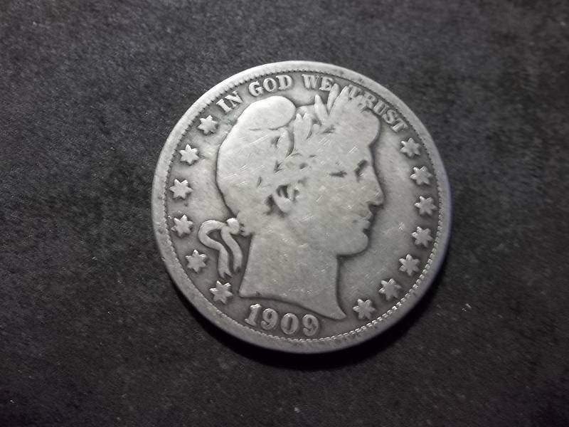 1909 Barber Half Dollar