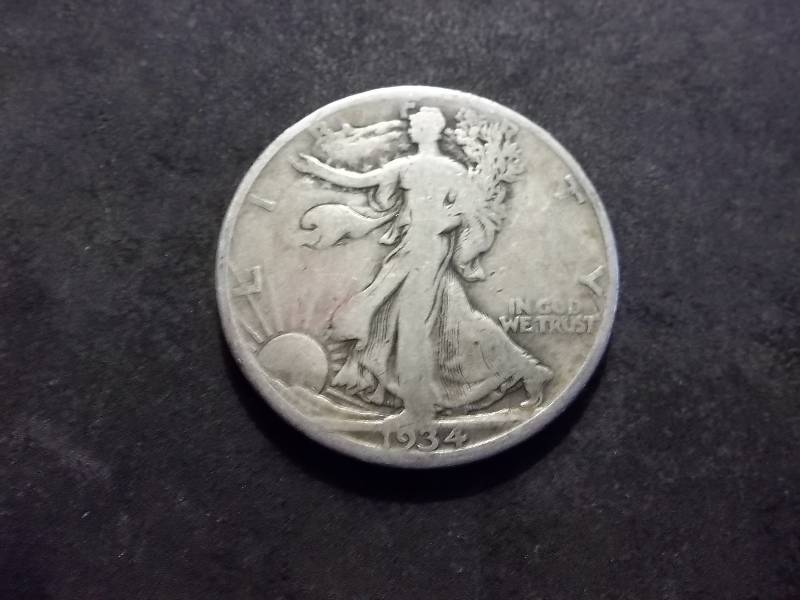 1934 D Walker Half Dollar