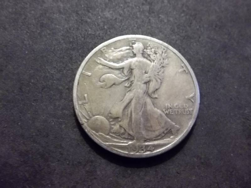 1934 S Walker Half Dollar
