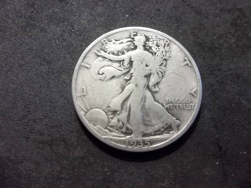 1935 S Walker Half Dollar