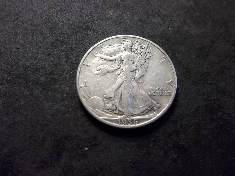 1936 D Walker Half Dollar