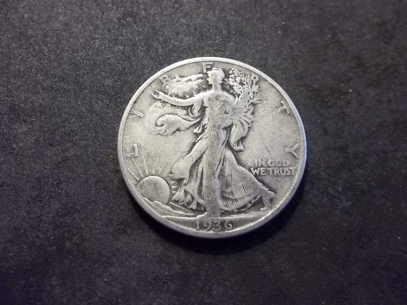 1936 S Walker Half Dollar