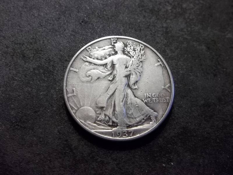 1937 D Walker Half Dollar