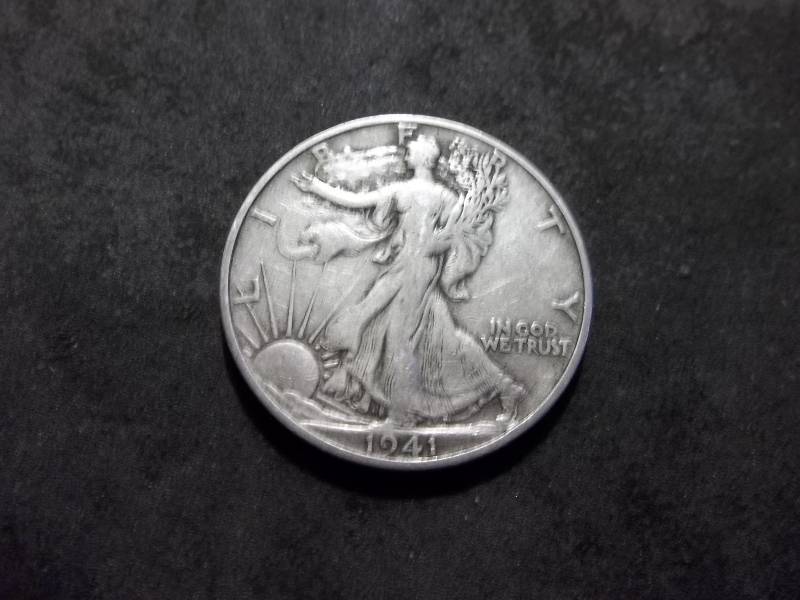 1941 S Walker Half Dollar