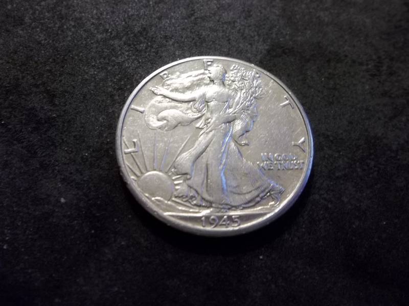 1945 D  Walker Half Dollar