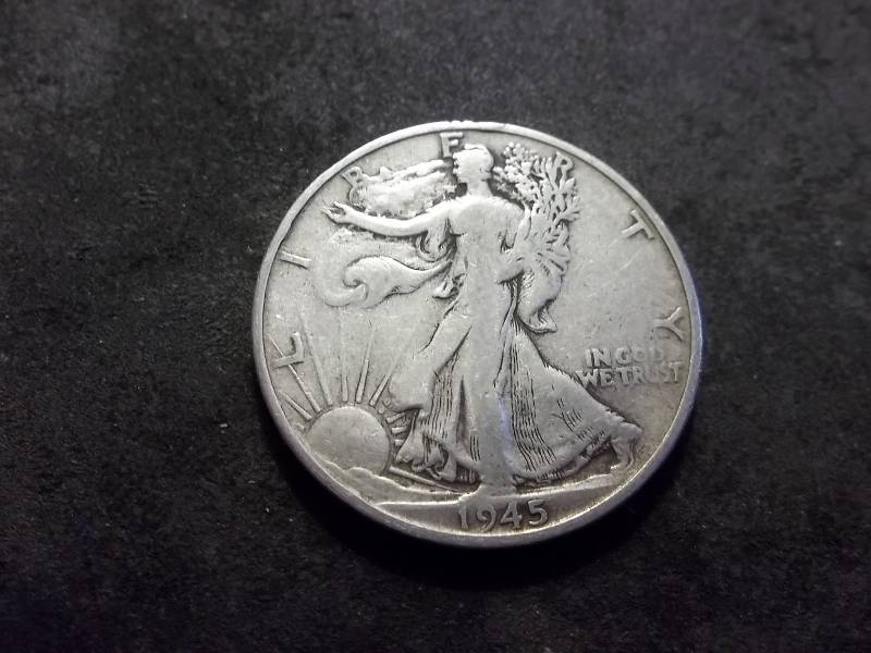 1945 S  Walker Half Dollar