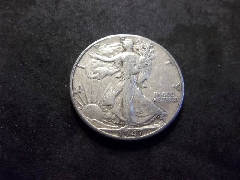 1947 D  Walker Half Dollar