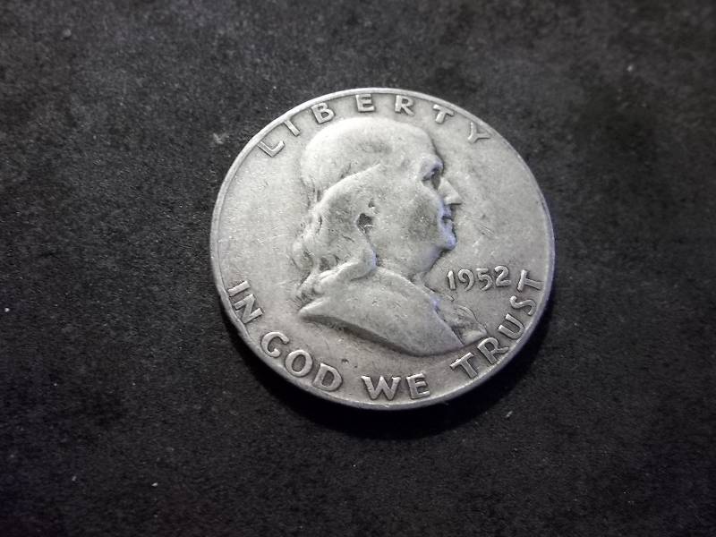 1952 D Franklin Half Dollar