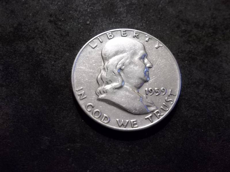 1959 D Franklin Half Dollar