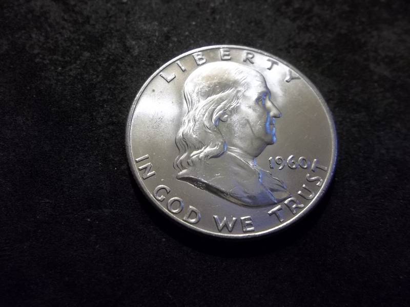 1960 D  Franklin Half Dollar