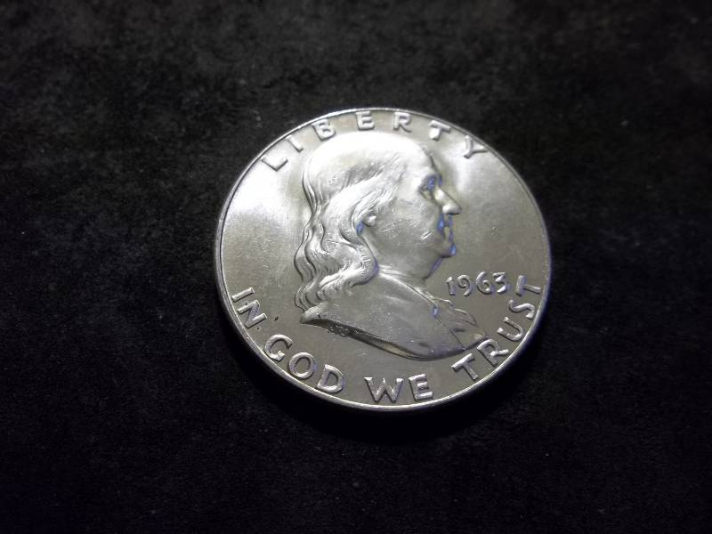 1963 D  Franklin Half Dollar