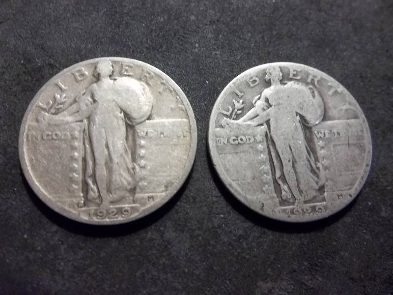 1929, 1929 S Standing Liberty Quarters