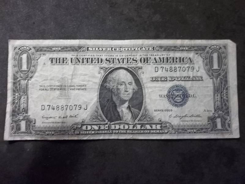 1 Dollar US Silver Certificate Series 1935G