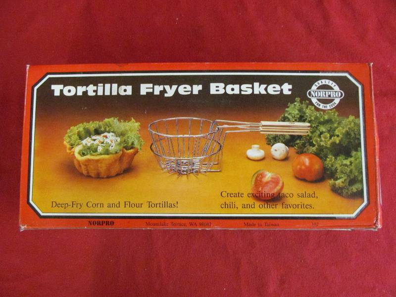lot 10 image: Norpro Tortilla fryer basket