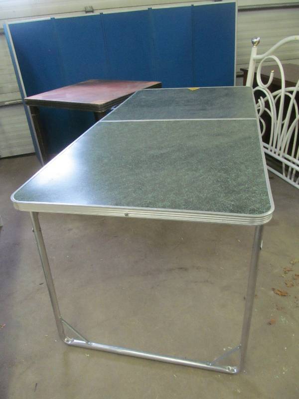 lot 121 image: vintage wood card table