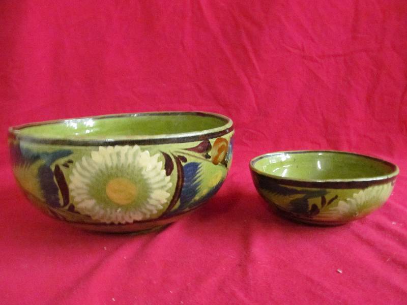lot 151 image: clay bowls