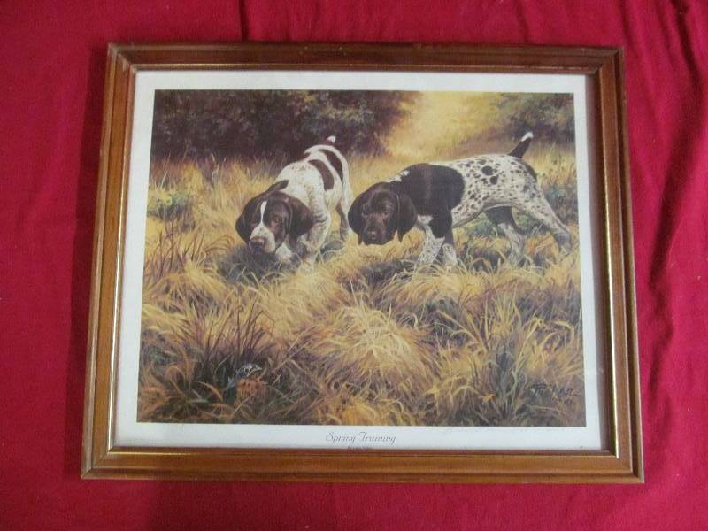 lot 189 image: Linda Picken Spring Training print signed and numbered
