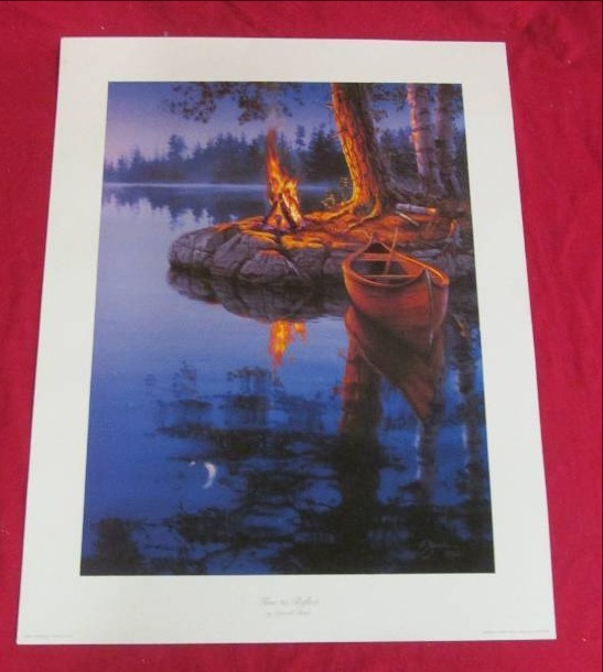 lot 194 image: Darrell Bush Time To Reflect signed print, numbered