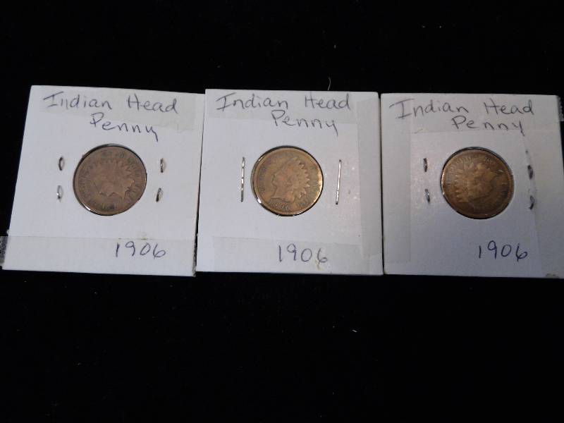 lot 27 image: Indian Head Pennies