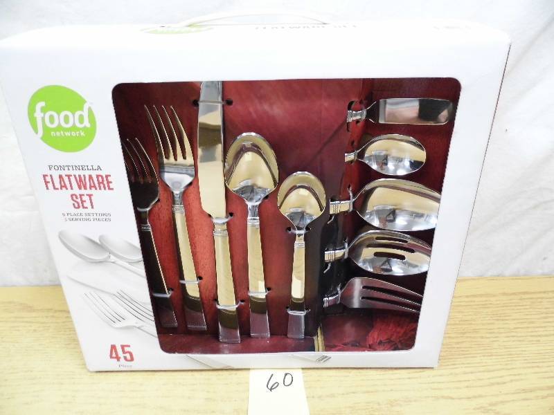 Food Network Fontinella Flatware February Coin All New K BID