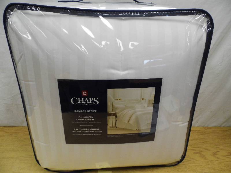lot 65 image: Chaps Damask Comforter Set - FULLQUEEN