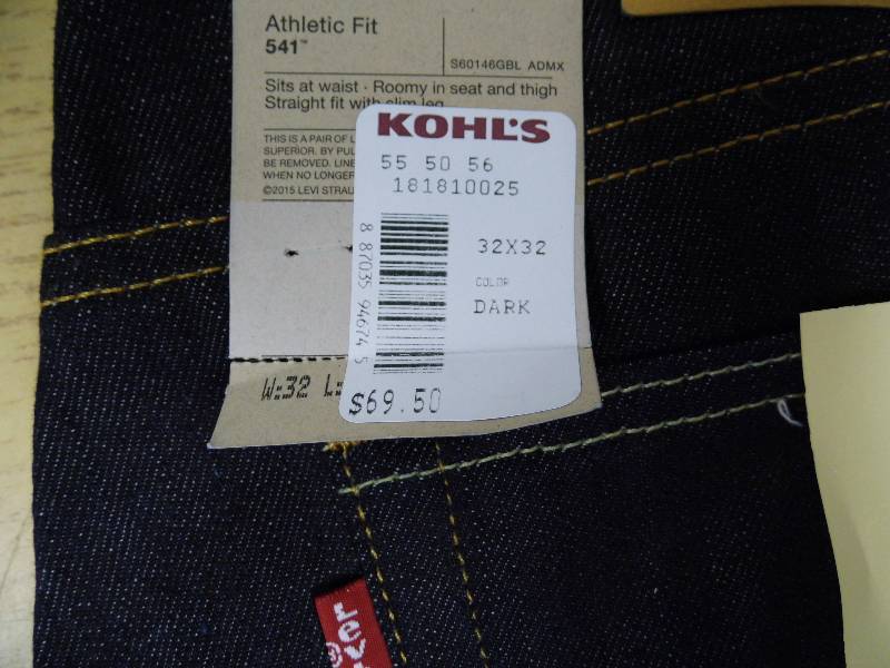 levis 541 jeans kohls