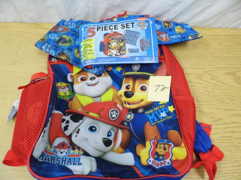lot 72 image: Paw Perfect Backpack Set