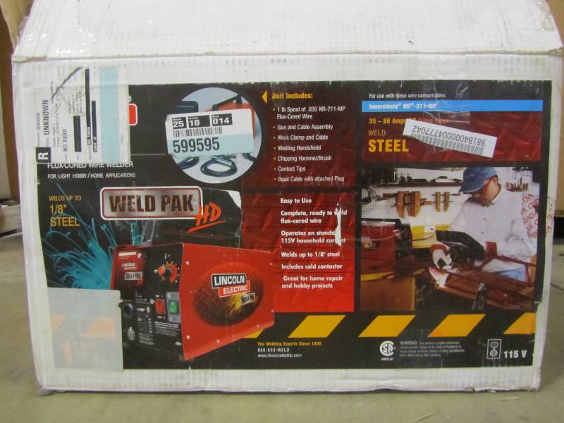 lot 16 image: Lincoln Electric K2513-1 Weld Pak 125 HD Wire-Feed Welder