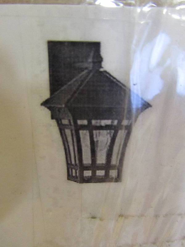 lot 27 image: Sea Gull Lighting Herrington 1-Light Black Outdoor Wall Fixture