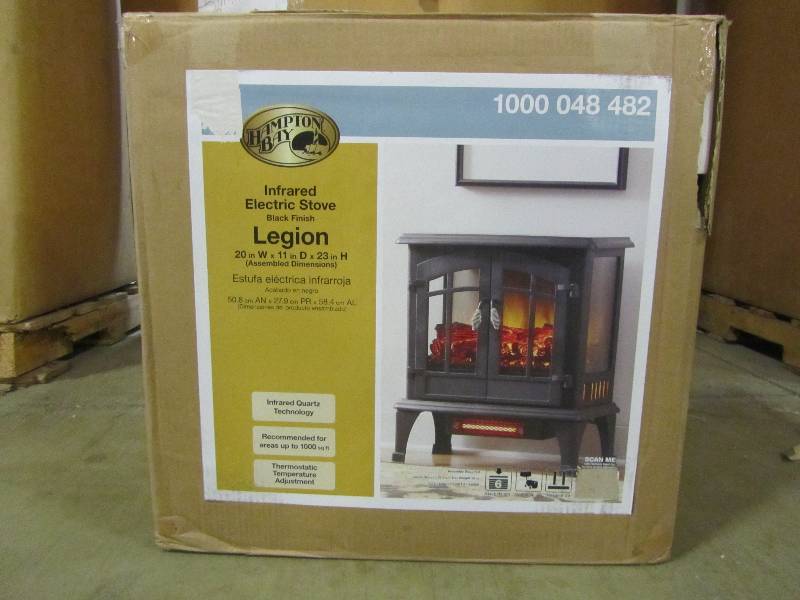 lot 39 image: Hampton Bay Legion 1,000 sq. ft. Panoramic Infrared Electric Stove