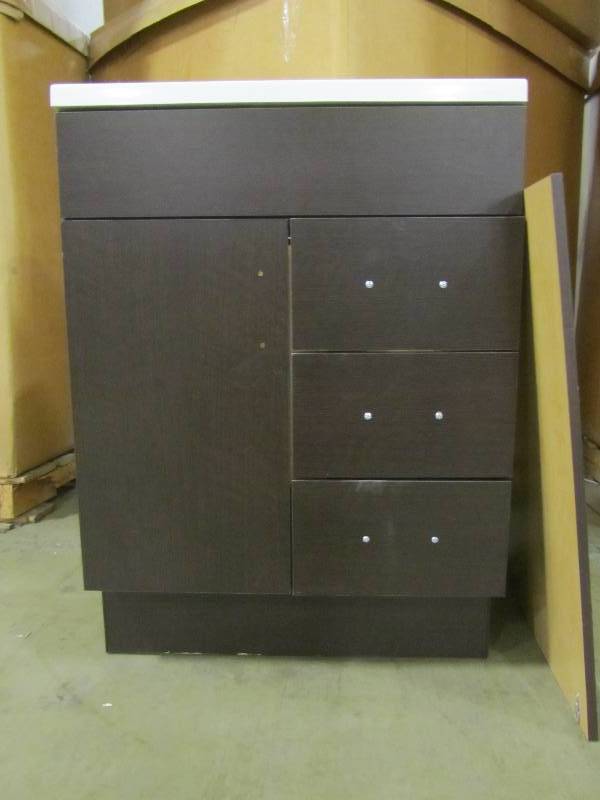 lot 45 image: WoodCrafters Vanguard 24 in. Vanity in Ebony