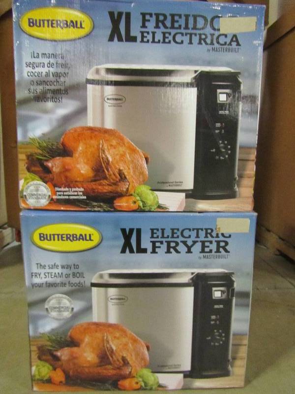 lot 54 image: Butterball XL Electric Fryer (X2)