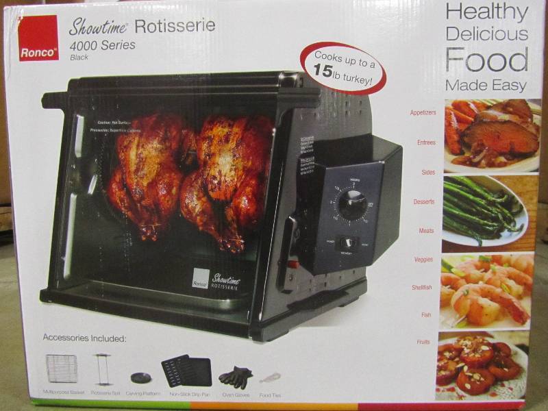 Ronco Ronco EZ-Store Rotisserie Oven, Large Capacity (15lbs