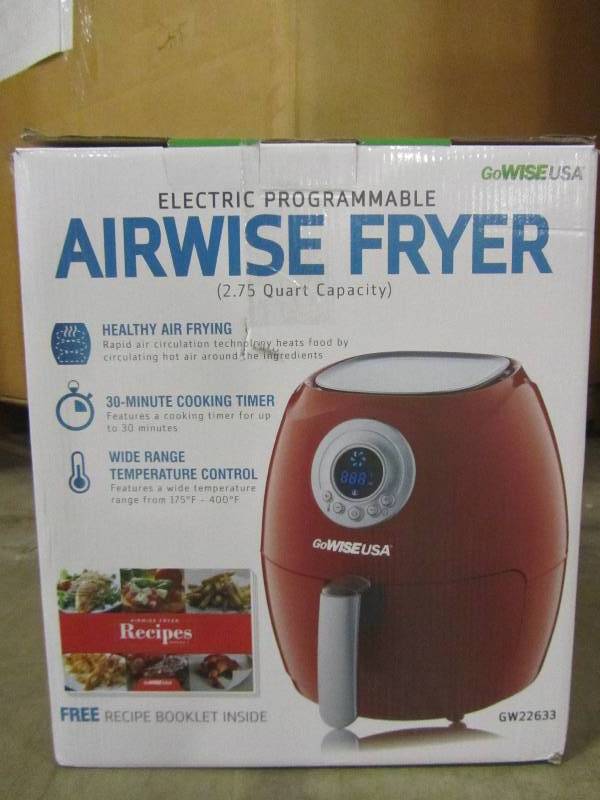 lot 56 image: GoWISE USA 2.75 Qt. Air Fryer