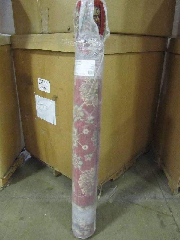 lot 76 image: Home Decorators Collection Casa Red 5 ft. x 7 ft. Indoor Area Rug