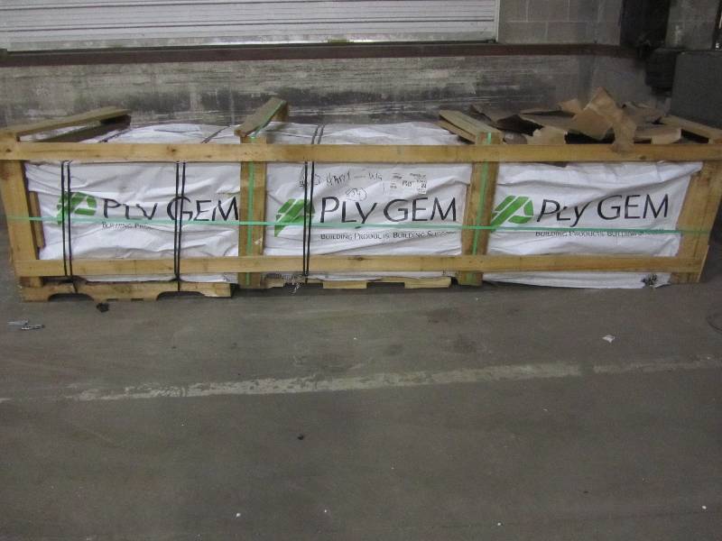 lot 89 image: pallet of siding 20 boxes