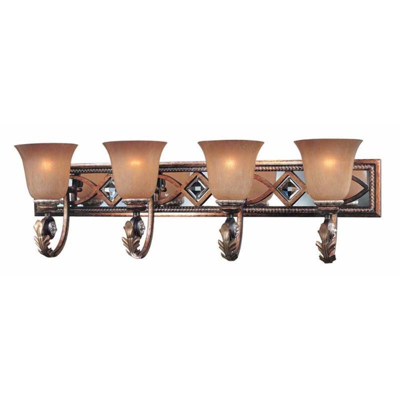 lot 34 image: Minka Lavery Aston Court 4-Light Bronze Bath Light