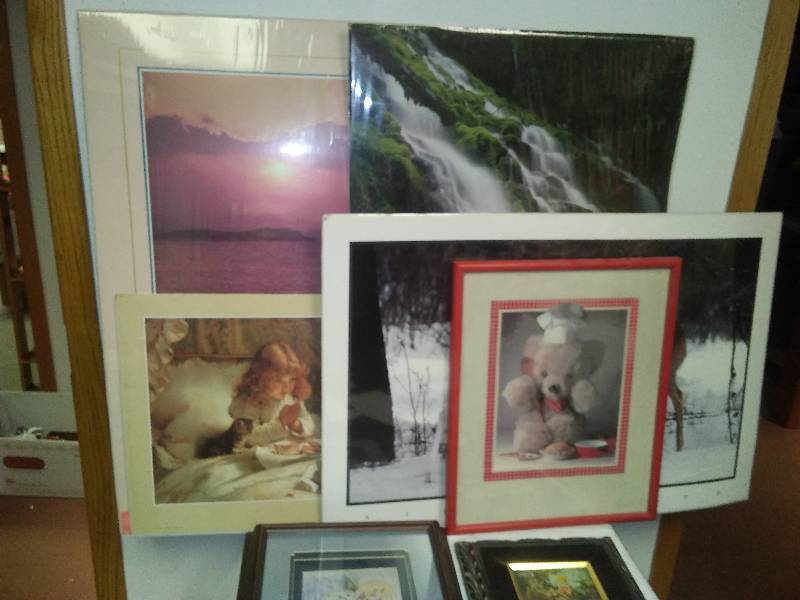 lot 13 image: Artwork (7) 4 poster prints, 3-D, and prints