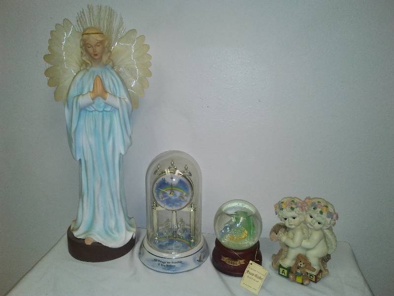 lot 27 image: Christian Religious, 20 in. angel