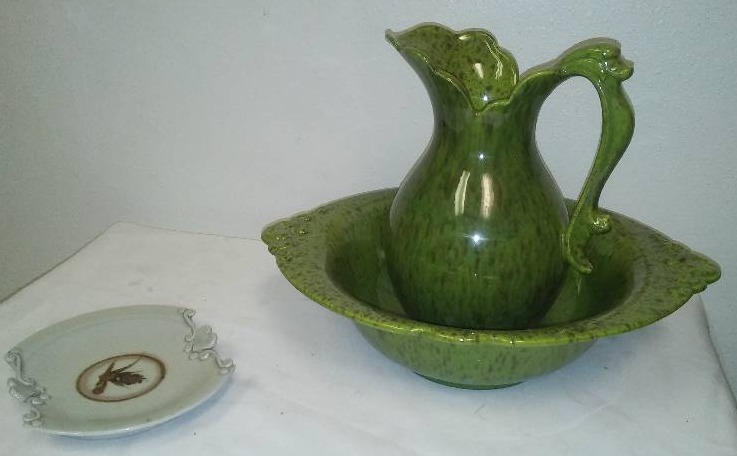 haeger pitcher and bowl set