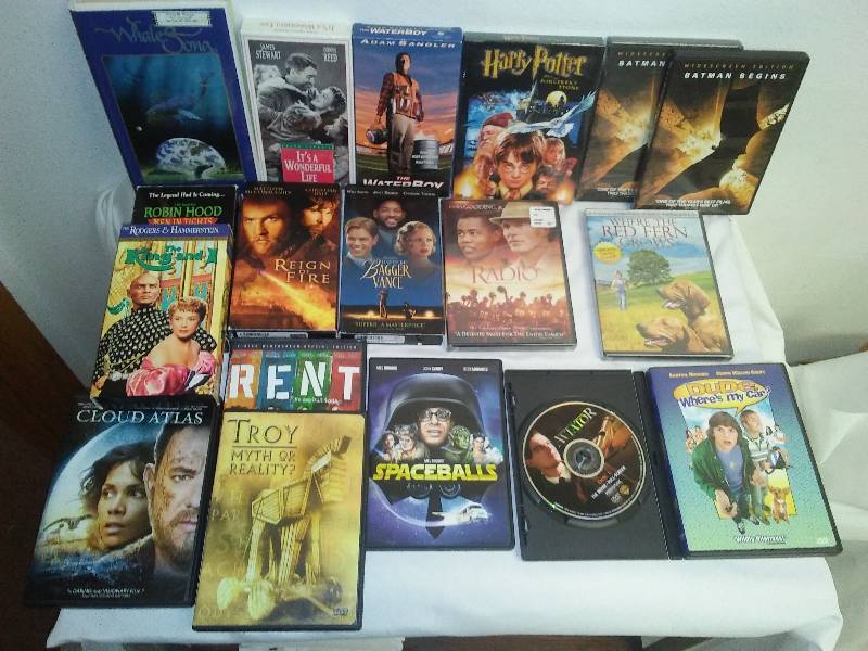 lot 98 image: DVDs, many NEW in factory seal