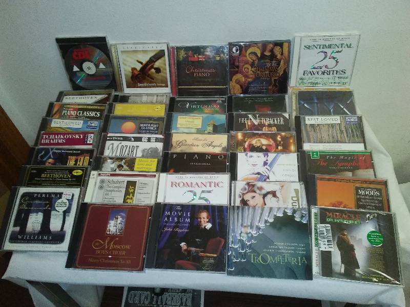 lot 99 image: CDs and DVDs, approx. 40