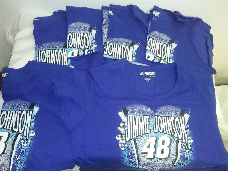 lot 105 image: Jimmie Johnson T Shirts (6) New with Tags, , Womens