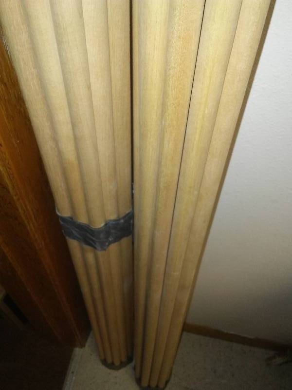 lot 123 image:  in. Wood Dowels (36 ct.) 48 in. long