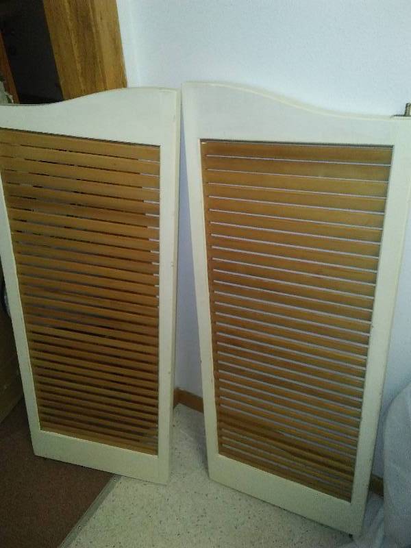 lot 140 image: Caf Doors, 16  in. x 42 in. with hardware