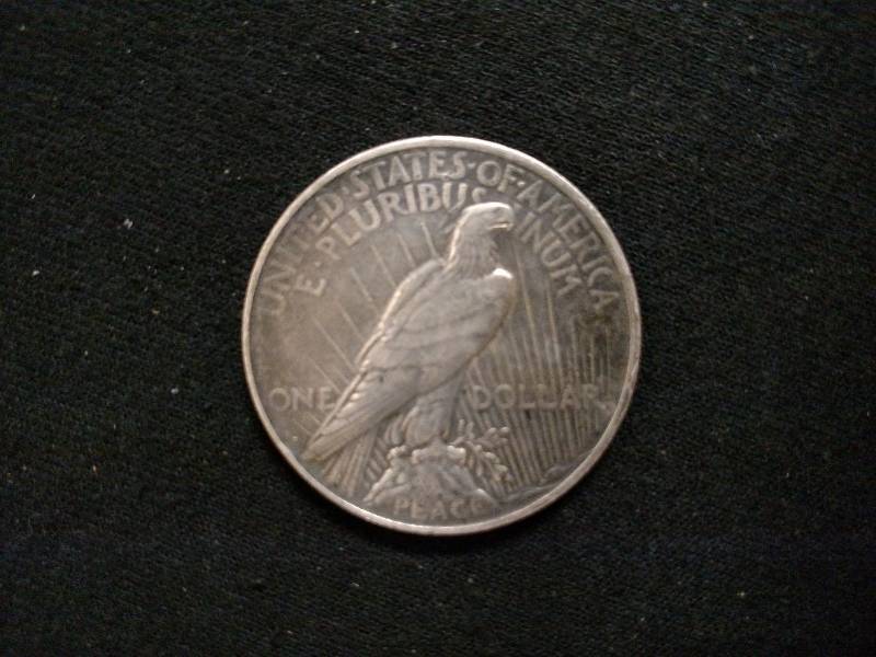 1927 D Silver Peace Dollar...