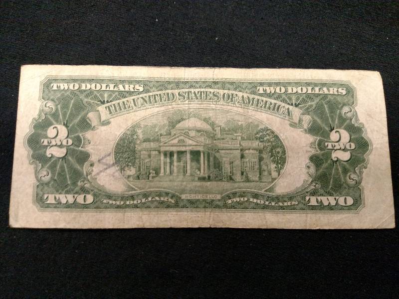 1953 Red Seal Two Dollar Note...