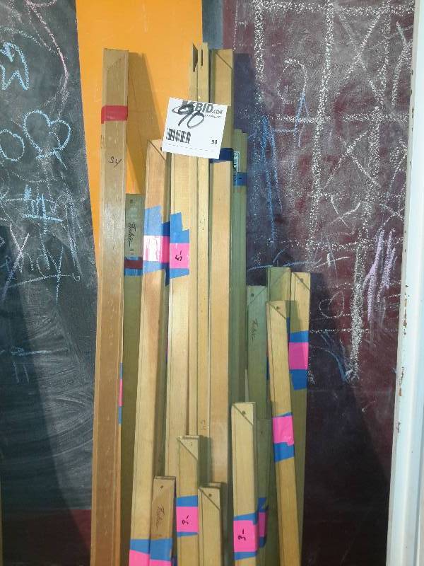 Vintage, used stretcher bars various sizes (1.75 in wide x .75 deep)