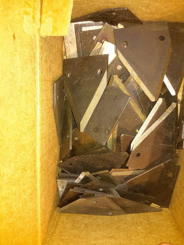 Box of Mower Teeth