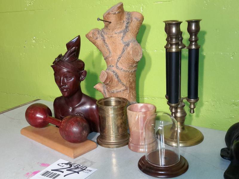 Misc. Statues and Decorative items as pictured. See closeups